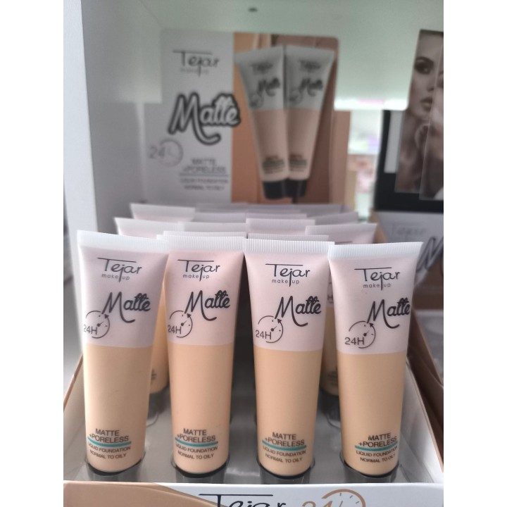 Maquillaje Fluido en pomo Matte. 35 ml. Tejar