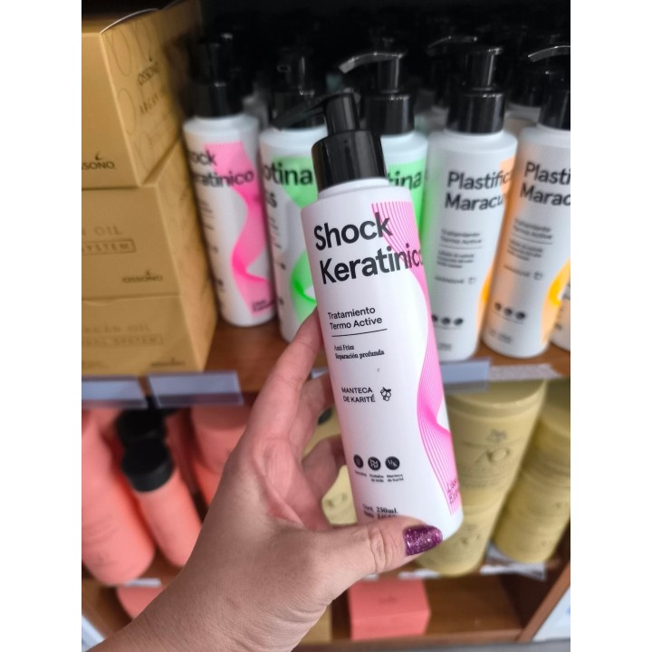 Tratamiento Termo Active Shock de Keratina x 250 ml. Ossono