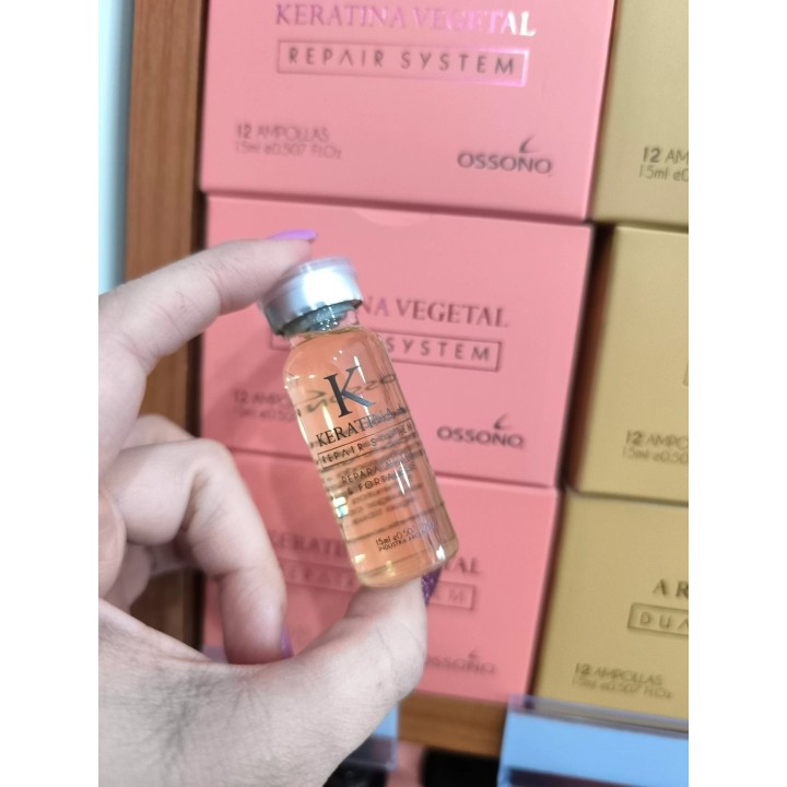 Ampolla Keratina 15 ml. Ossono. Reparacion.