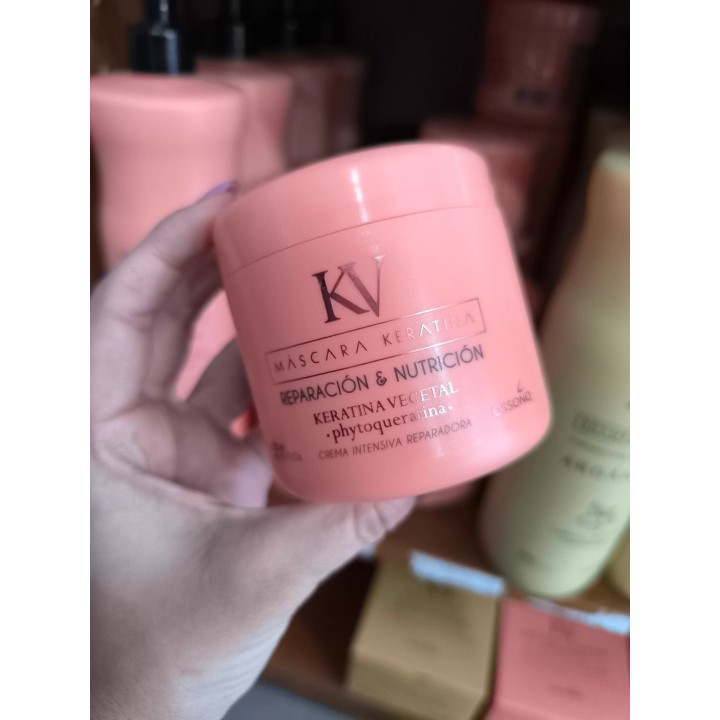 Mascara capilar Keratina. Reparacion e hidratacion. x 250 ml. Ossono