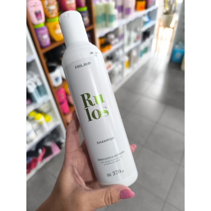 Shampoo Rulos con ácido hialurónico y palta- Frilayp 370ml
