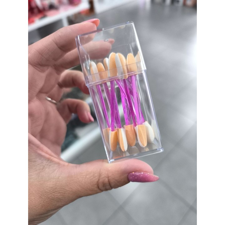 Pincel aplicador de sombras x 10 unidades