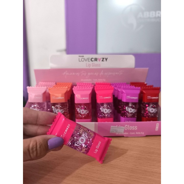 Lip Gloss (Caramelo) 8gr. Tejar Love Crazy