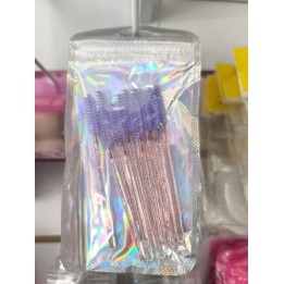 Cepillo para cejas y pestañas espiral x 12