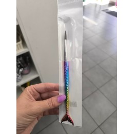 Pincel almendrado para uñas acrilicas N° 8 cola de sirena