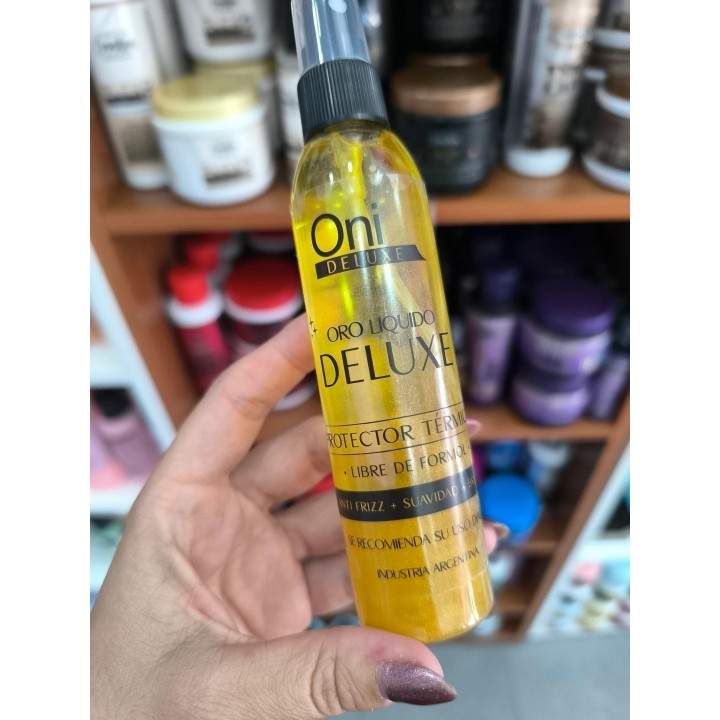 Oro Liquido Deluxe con glitter. 100ml. Onix