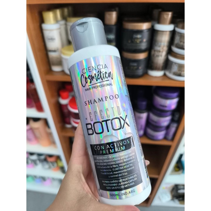Shampoo Efecto Botox. Ciencia Cosmetica. 500 ml