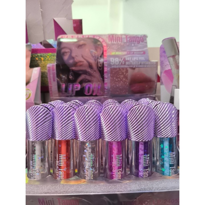 Brillo labial Lip gloss Mini Tango Beauty tapa violeta