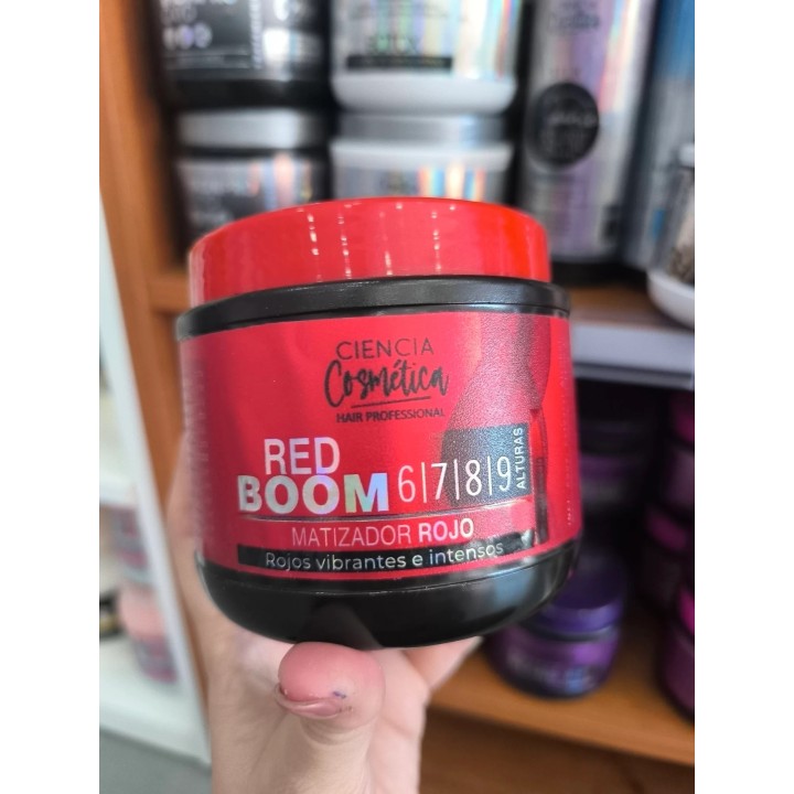 Mascara matizadora Red boom. Ciencia Cosmetica. 500 grs.