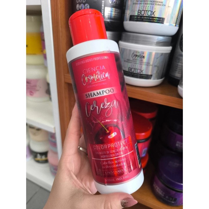 Shampoo Cereza pro active. Ciencio Cosmetica. 500 ml