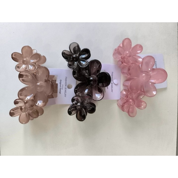 Broche Grande triple flor