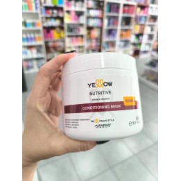 Mascara Bomba Nutritiva Argan y coco. Yellow. Alfaparf. 500 gramos