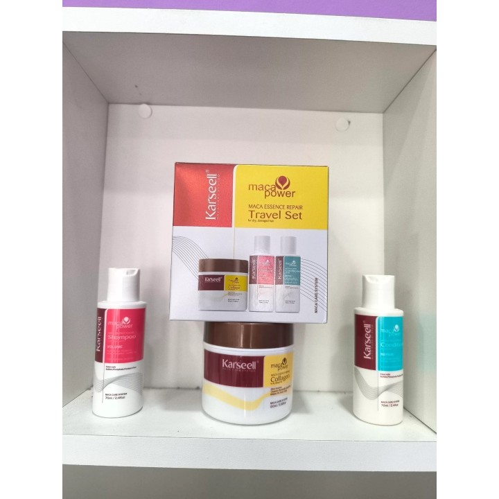 Kit Karseel viaje – Shampoo y acondicionador 70ml + crema karseell 100ml