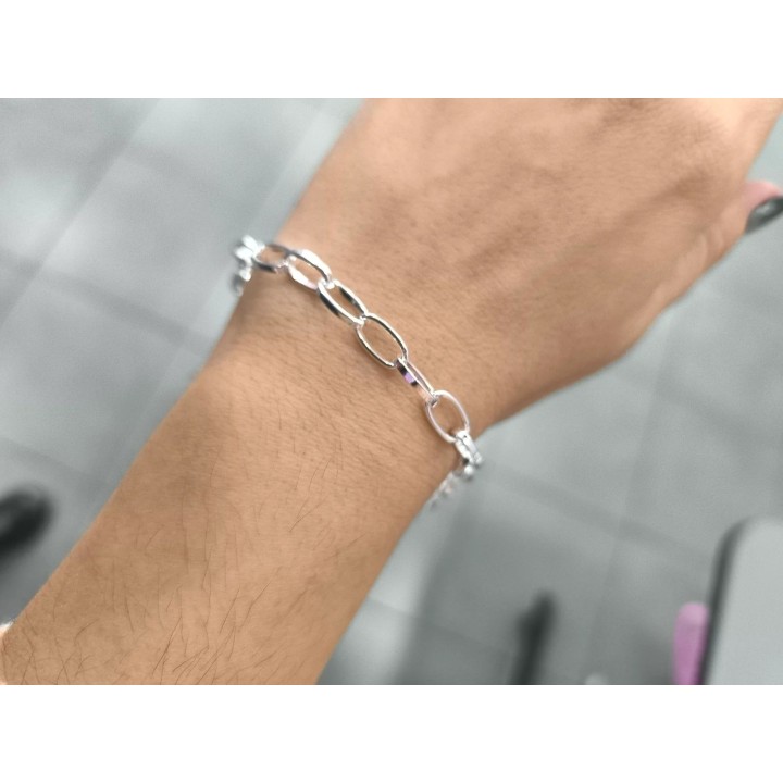 Pulsera Acero Blanco cadena (apu-lx)