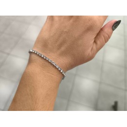 Pulsera Acero Quirurgico con brillo (apudi451)