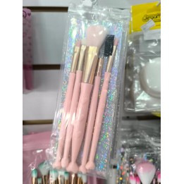 Set de brochas corazon x 5