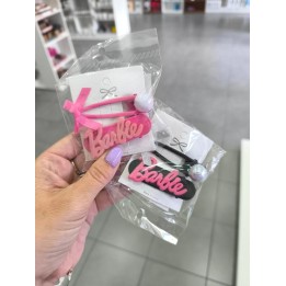 Hebilla Barbie con moño y perla x 2