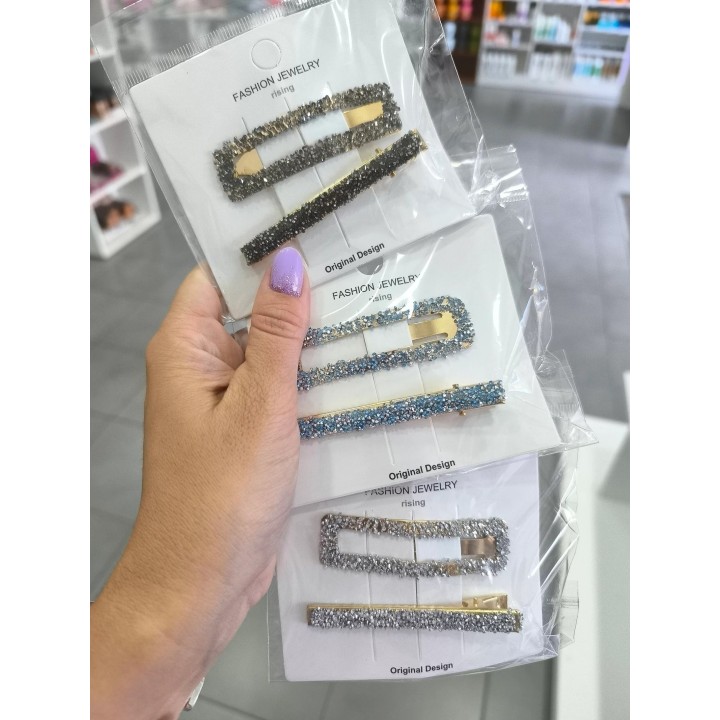 Hebilla de Strass x 2