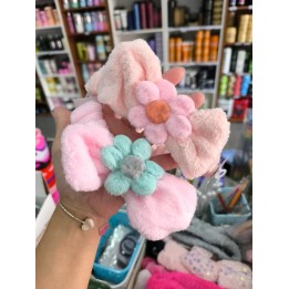 Vincha para skin care pequeña de peluche