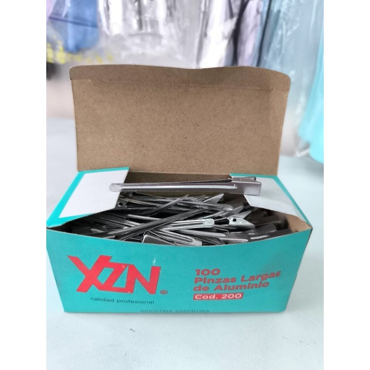 Picos pinza aluminio largos caja x 100 unidades XZN