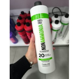 Oxidante 20 vol revelador en crema Sin Amoniaco. Non Ammonia Fidelite. 900ml