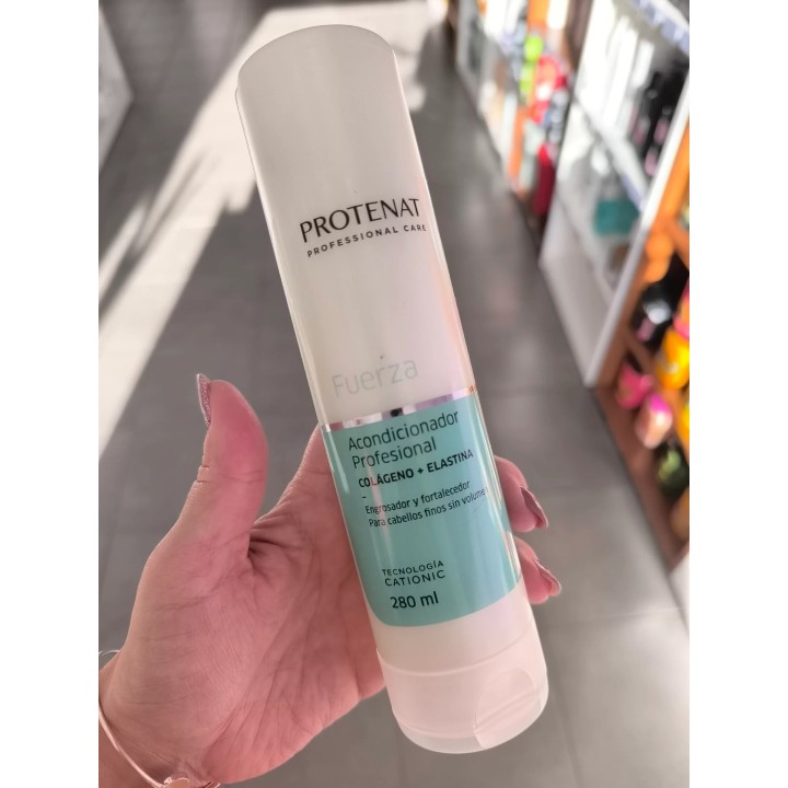 Acondicionador fuerza con colageno y elastina. Protenat 280 ml