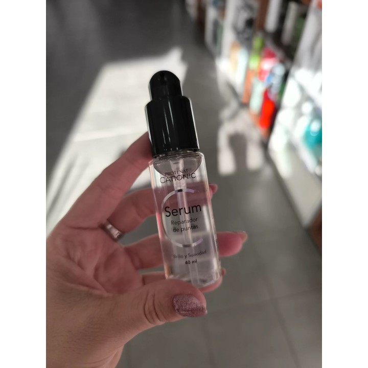 Serum Reparador de puntas. Brillo y suavidad. Protenat. 40ml.