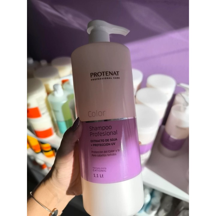 Shampoo Color con extracto de soja. Protenat. 1.1 litro