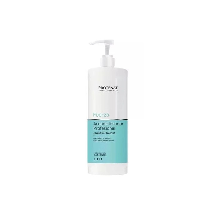 Acondicionador fuerza. Con colageno y elastina. Protenat 1.1 litro