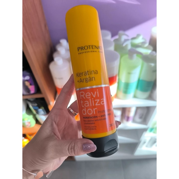 Acondicionador Revitalizador Keratina y Argan Protenat 280 ml