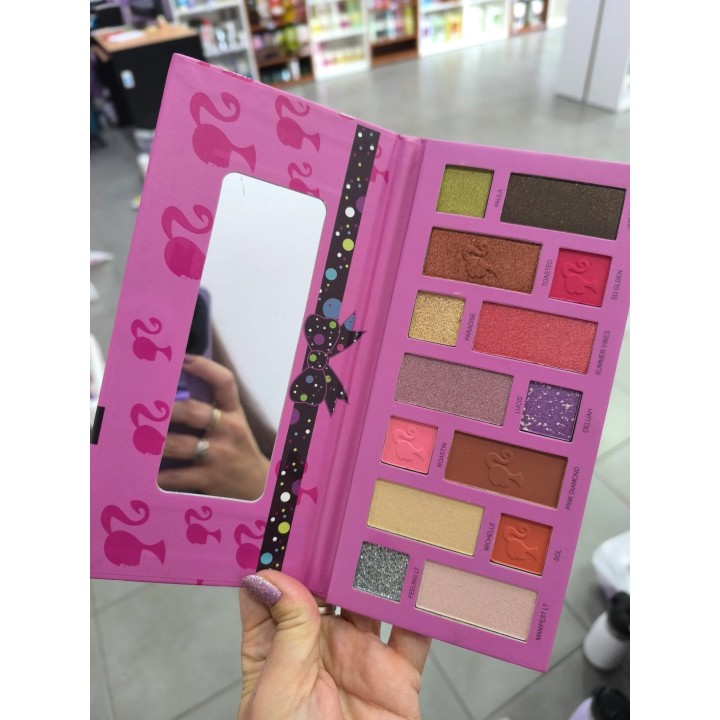 Paleta sombra barbie x 14 colores