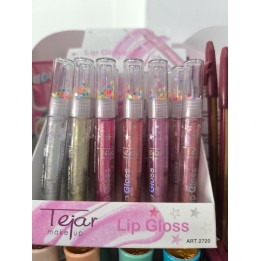 Lip Gloss labial con aplicador 5.5 ml Tejar (estrellitas en la tapa)