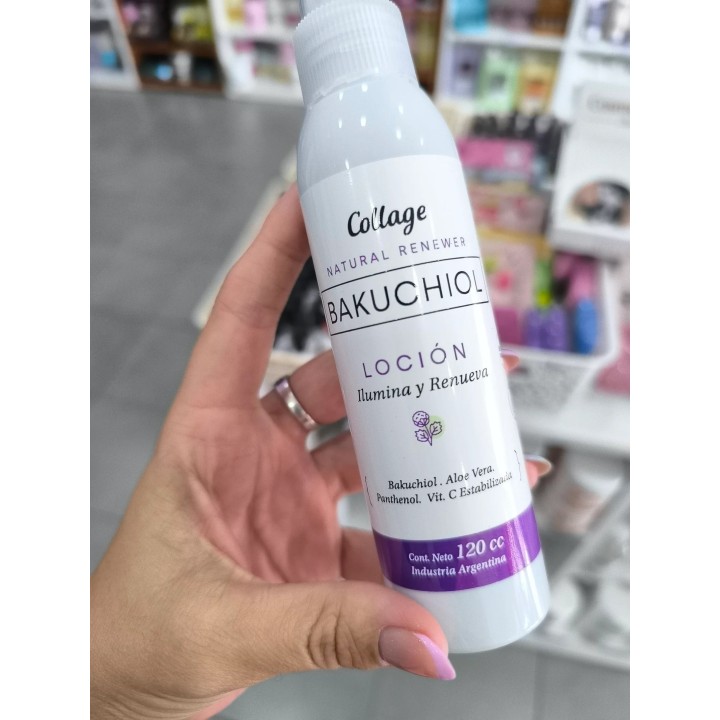 Locion facial Bakuchiol. Collage. 120 ml