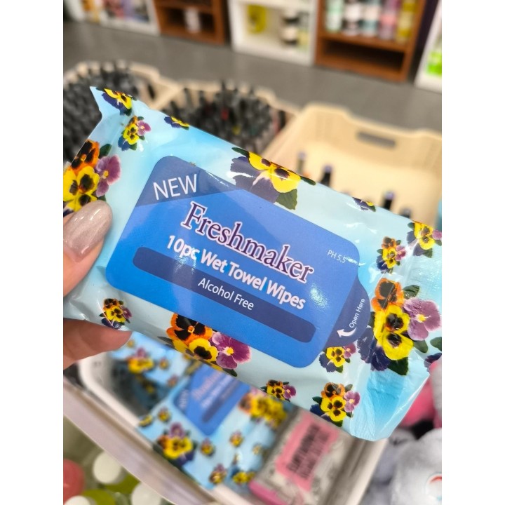 Toallas desmaquillantes x 10 Freshmaker