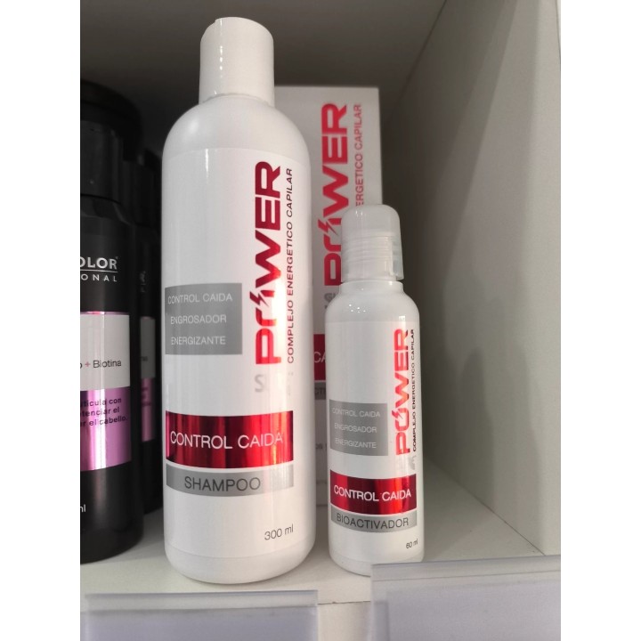 Shampoo 300ml + Bioactivador 60ml Control caida. Sure