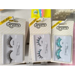 Pestañas postizas fantasia + pegamento Jessamy