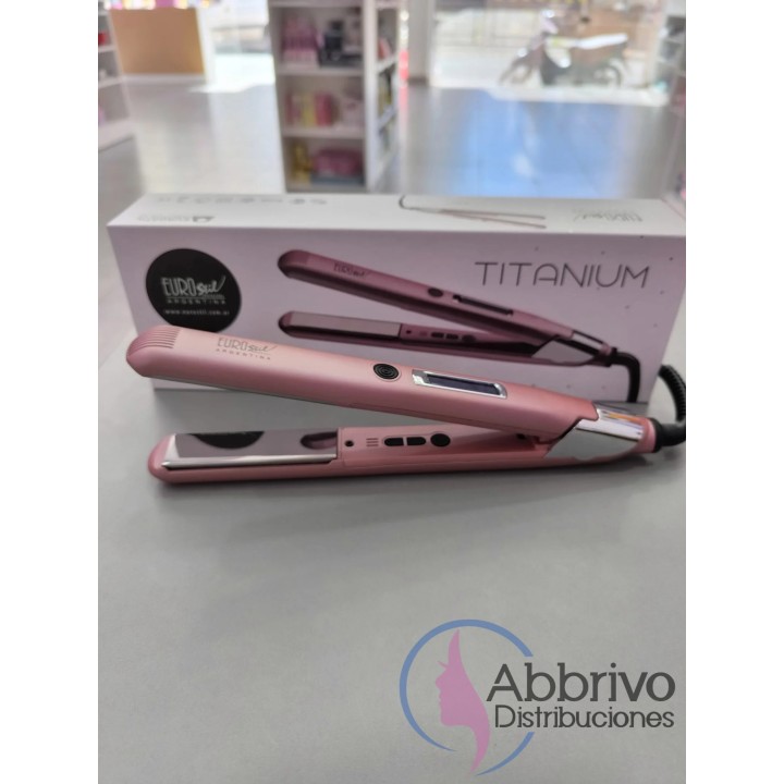 Plancha profesional Titanio. EuroStil