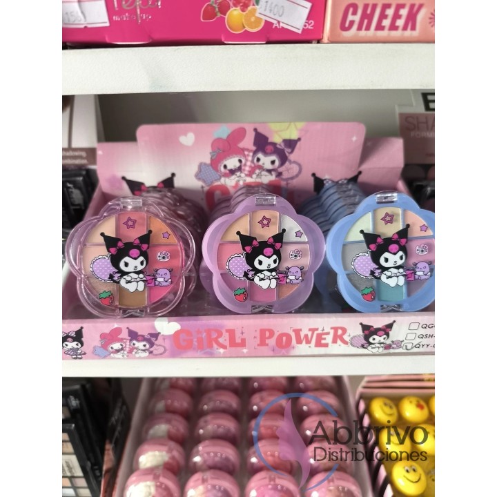 Sombra x 9 colores Kuromi girl power