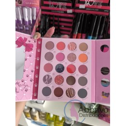 Paleta de sombras gatito Marlyn x 20 colores