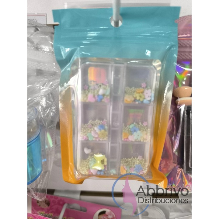 Caja de Strass x 6 para uñas