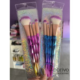 Set de brochas Unicornio x 4 unidades