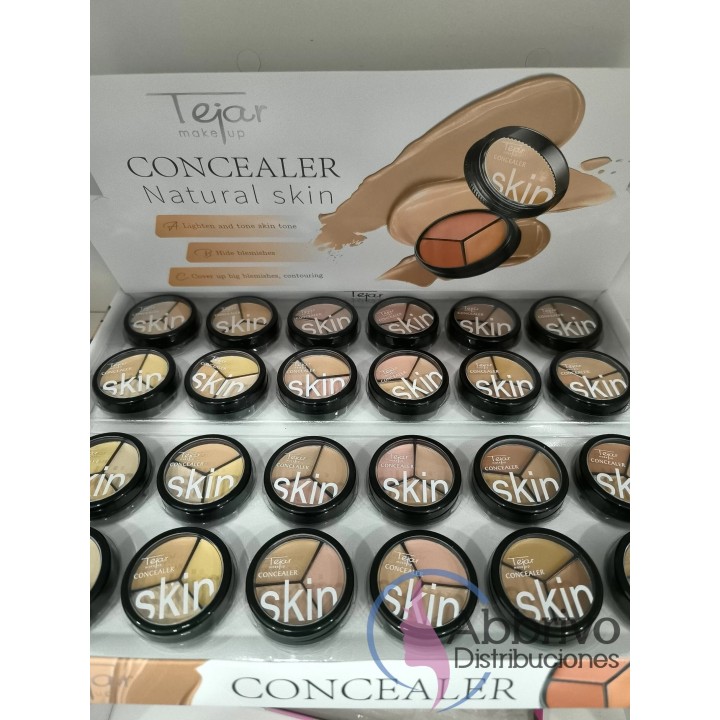 Concealer Corrector x 3 colores en crema Tejar