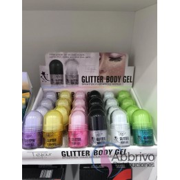 Glitter Body Gel a bolilla. Diferentes colores 22 ml. Tejar.