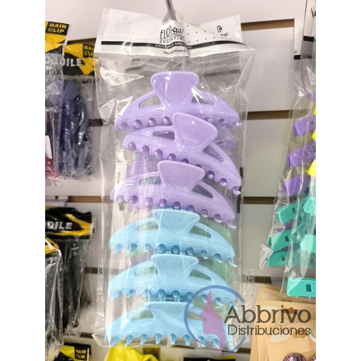 Broches separadores fantasia grandes x 6 unidades. EuroStil. 50098