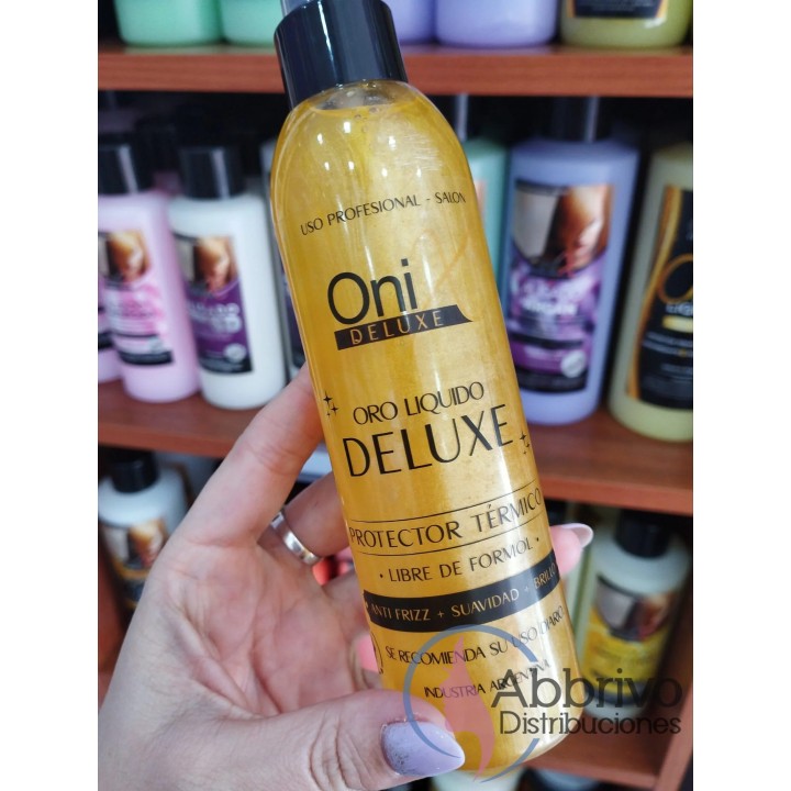 Oro Liquido Deluxe con Glitter. Onix. 300 ml