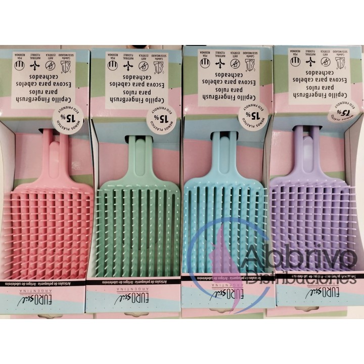 Cepillo flexible fingersbrush para rulos. EuroStill. 50158