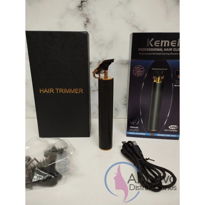 Maquina Detailer KEMEI KM 1971 PRO T-OUTLINER. con USB