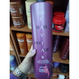 Shampoo Caviar para cabellos secos y castigados. 900 ml. Fidelite