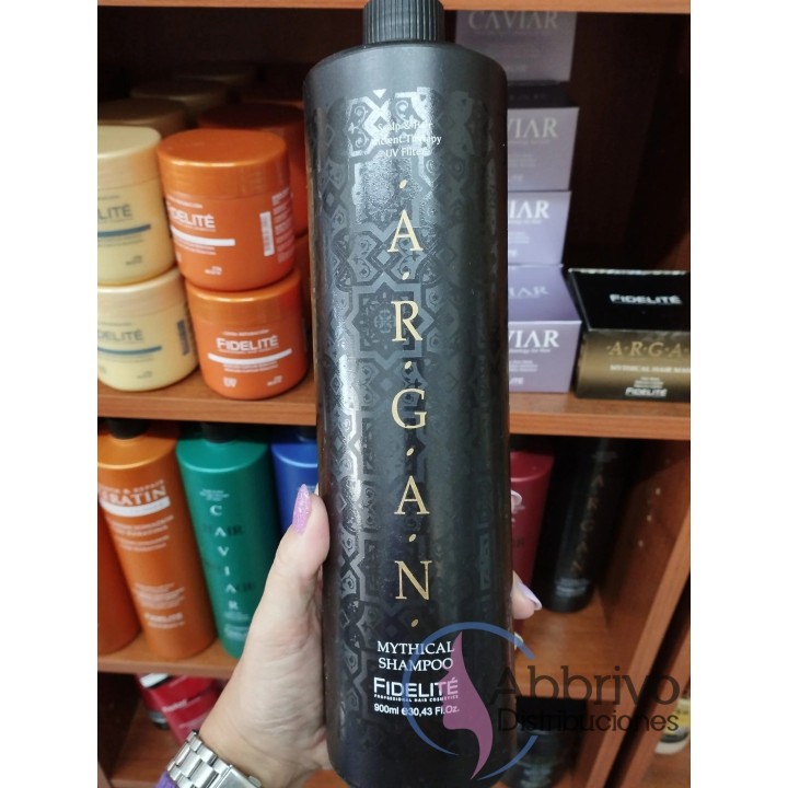 Shampoo Mythical Argan x 900 ml. Fidelite