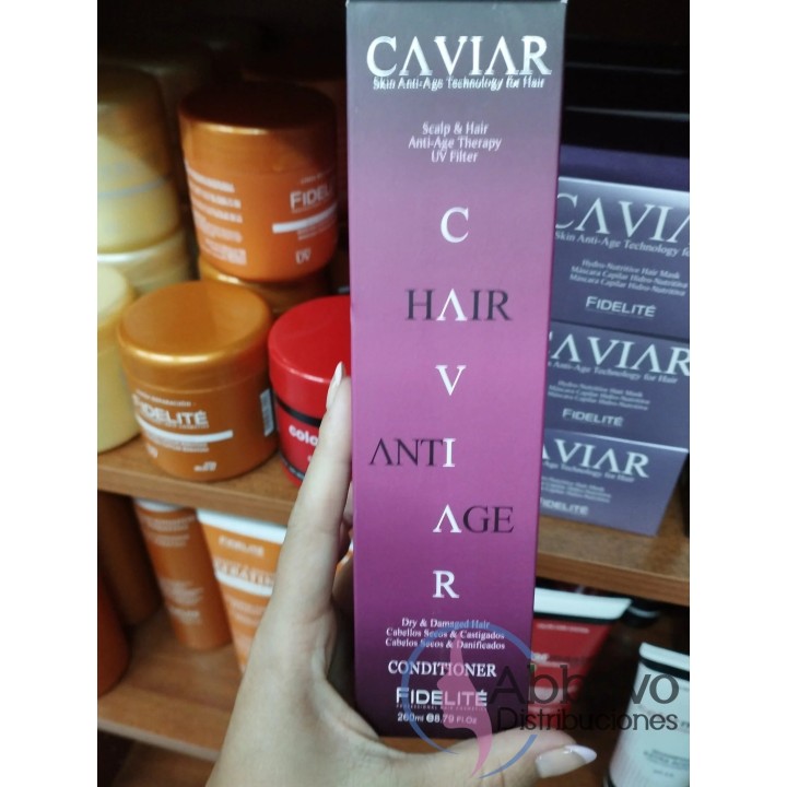 Caviar Cabellos Secos y Castigados Acondicionador x 260 ml. Fidelite
